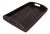 Artifacts Rattan Rectangular Serving Tray with High Handles in Tudor Black - 21" For Sale