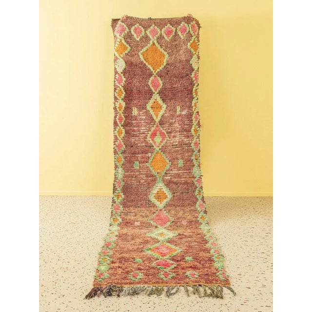 Vintage Boujad Berber Carpet For Sale - Image 10 of 10
