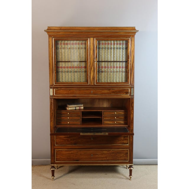 Louis XVI Secretaire in Satinwood For Sale - Image 15 of 15
