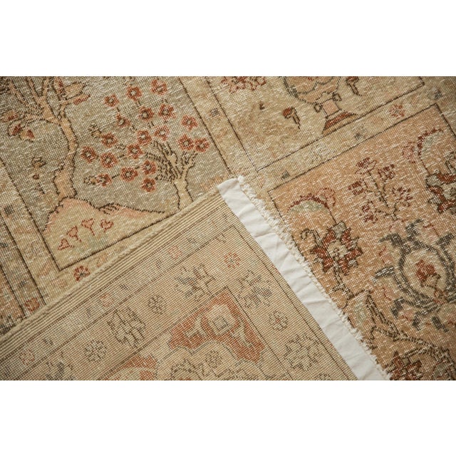 Old New House 8x10.5 Vintage Distressed Tabriz Carpet For Sale - Image 4 of 12