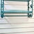 1970s Vintage Boho Chic Atomic Style Metal Bathroom Wall-Mounted Shelf With Towel Bar. For Sale - Image 12 of 13