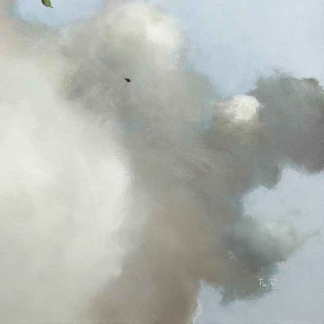 2020s In the Above - Original Contemporary Abstract Landscape Painting on Canvas by Jeff Faust For Sale - Image 5 of 9