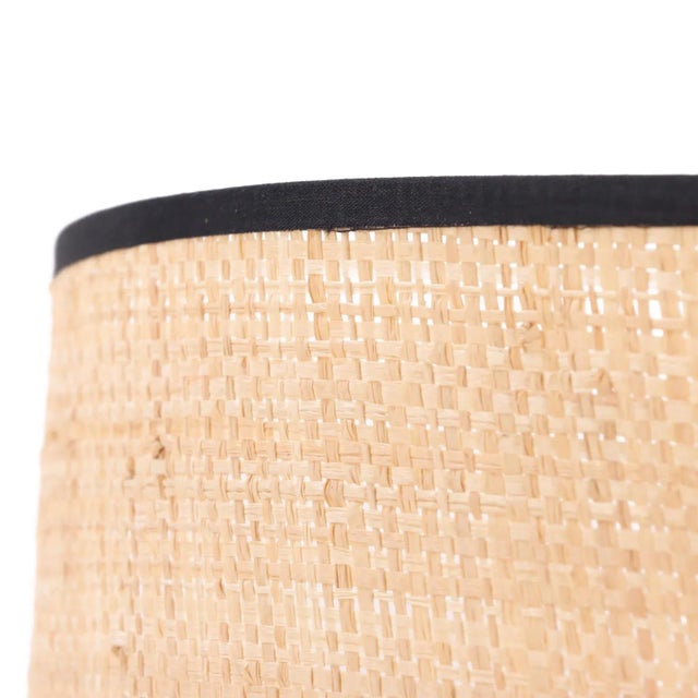 Mid-Century Modern A French Iron and Brass Tripod Table Lamp, C. 1960. For Sale - Image 3 of 5