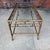 Early 20th Century Late 20th Century Regency Italian Style Hand Gilt Faux Bamboo Coffee Table - Newly Painted For Sale - Image 5 of 11