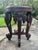 Antique Anglo-Indian Hand-Carved Elephant Side Table With Bone Inlay For Sale In Philadelphia - Image 6 of 18