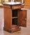 19th Century French Louis Philippe Burl Walnut Marble-Top Bedside Cabinet For Sale In Dallas - Image 6 of 9