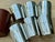 Asprey of London Set X 6 Silver Plated Stacking Travel Shot Cups For Sale - Image 16 of 18