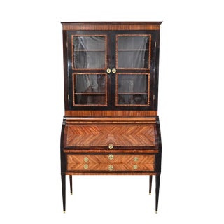 Showcase Cabinet in Precious Wood, Late 18th Century For Sale
