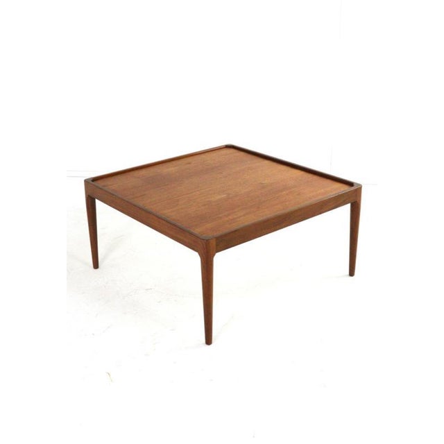 Brown Square Hilleberg Coffee Table with Reversible Top For Sale - Image 8 of 16