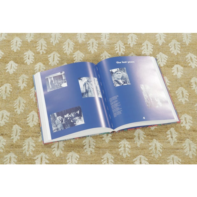 Contemporary Block Print Floral Natural Silk Runner by Rug & Kilim, India For Sale - Image 9 of 9