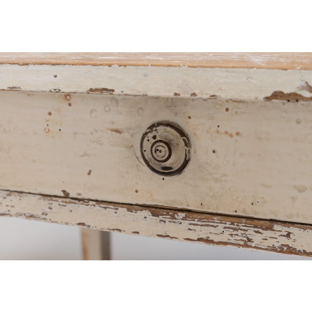 Cream Low Pine Coffee Table, 1880s For Sale - Image 8 of 10
