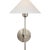 Hackney Single Sconce in Antique Nickel with Linen Shade Designer: J. Randall Powers Finish: Antique Nickel Height: 14"...