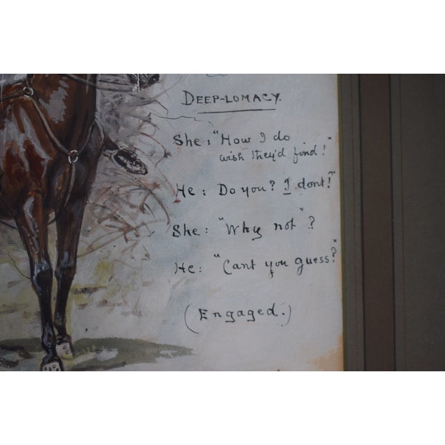 Deep-Lomacy Fox Hunt Scene Watercolour by George Finch Mason For Sale In New York - Image 6 of 8