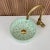 Contemporary Modern Ceramic Bathroom Countertop Round Sink, Handmade For Sale - Image 3 of 7