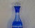 Vintage Cobalt Blue Lead Cut Crystal Decanter For Sale - Image 4 of 4