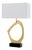 Regina Andrew Manhattan Table Lamp in Gold Leaf For Sale