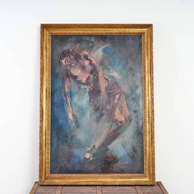 Bruno Fantini, Modern Composition, Oil on Canvas For Sale - Image 11 of 11