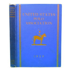 United States Polo Association 1929 Yearbook