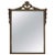 Mid 20th Century Vintage Mid 20th Century Gold Mirror With Floral Detail For Sale - Image 5 of 5