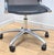 Ice office chair, Sitland. Chromed metal frame and black mesh seat. Swivel chair with casters and adjustable height....
