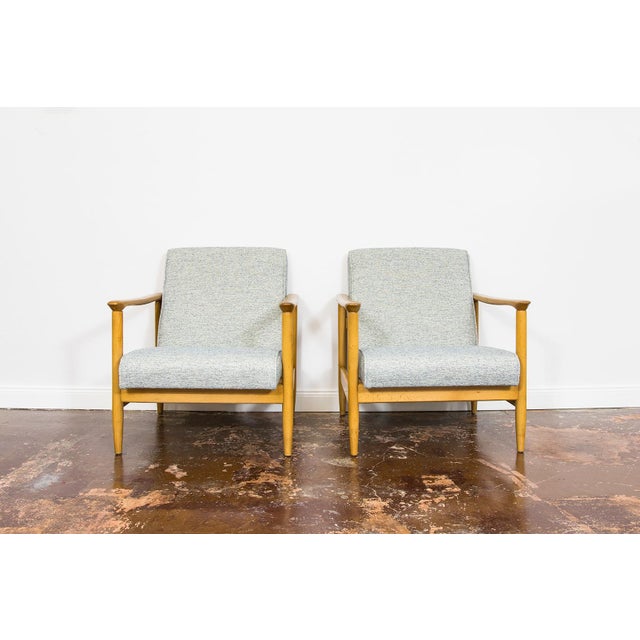 Vintage GFM 142 Chairs by Edmund Homa for GFM, Poland, 1960s, Set of 2 For Sale - Image 9 of 16