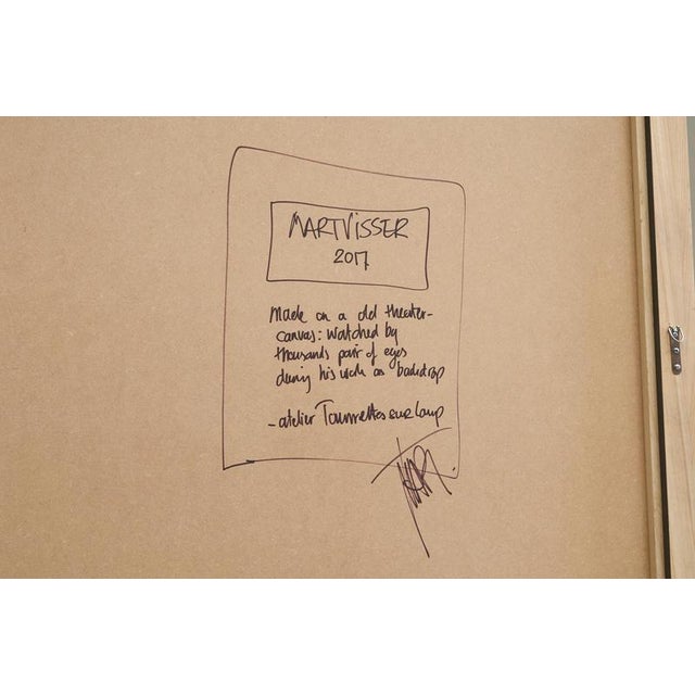 Mart Visser, Untitled, 2017, Mixed Media on Theatre Canvas, Framed For Sale - Image 17 of 18