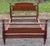 Mid-Century Modern 1960s Vintage John Vogler Cannonball Cherrywood Full Bed Frame For Sale - Image 3 of 11
