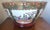 A Mid Century Chinese Export Rose Medallion Punch Bowl on Wood Stand Great vintage condition. No cracks, chips or repairs....