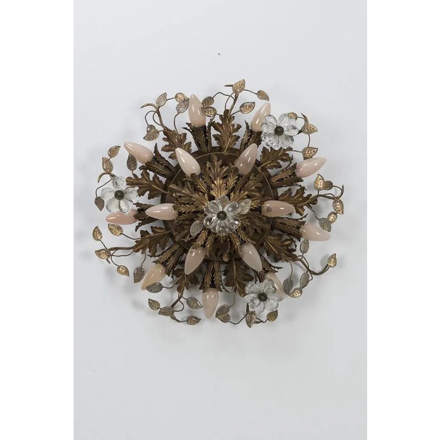 Ceiling Light with Floral Design from Banci Firenze For Sale - Image 5 of 5