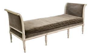 Swedish 18th Century Louis XVI Style Painted Daybed