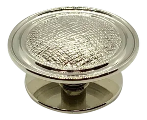 Baker Large Shield Pull With Backplate in Polished Nickel