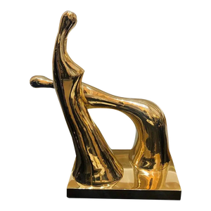 "Worship" Contemporary Abstract Bronze Sculpture