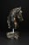 Metal Emerald Horse Bust Statue Hand Carved Gemstone Horse Sculpture 2 For Sale - Image 7 of 12