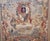 This is a magnificent 20th-century tapestry measuring approximately 82 × 66 inches. The central composition features two...