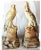 1920s Italian Marble Cockatoo and Falcon Bird Sculptures on Plinths- Set of 2 For Sale - Image 9 of 12