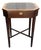 George III Flame Mahogany Work Table With Satinwood Band For Sale