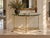 LaBarge, German Mid-Century Modern, Demilune Console Table, Brass, Glass, Germany, 1970s A wonderful demilune console...