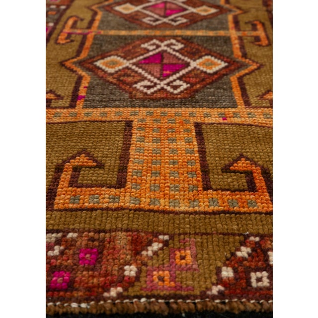 Turkish Turkish Mini Rug Oriental Hand Knotted Vintage Rug 1'9" x 1'8" #21068 For Sale - Image 3 of 8