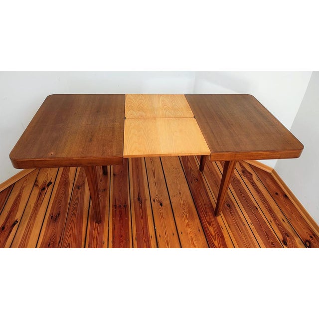 Czechoslovakian Extendable Table by J. Halabala for Jitona, 1960s For Sale - Image 13 of 18