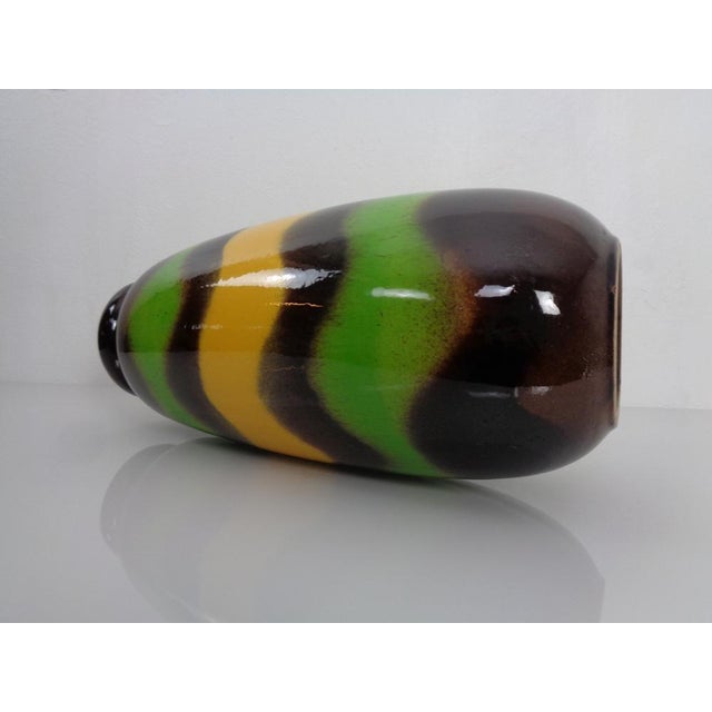 Large Pop Art Model 284-47 Vase in Glazed Ceramic from Scheurich, Germany, 1970s For Sale - Image 13 of 18