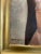 French 1977 French Portrait Oil Painting of a Young Woman Signed Henri Descamps, Framed For Sale - Image 3 of 6