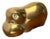 Vintage Brass Hippo Figurine, 1970s For Sale