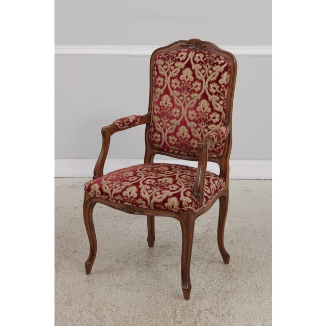 Set of 10 Auffray & Co French Style Cane Back Dining Chairs For Sale - Image 4 of 18