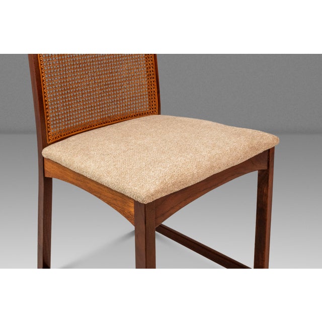 Set of Four ( 4 ) Mid-Century Modern High-Back Cane-Back Dining Chairs by Milo Baughman for Directional, Usa, C. 1950s For Sale - Image 11 of 18