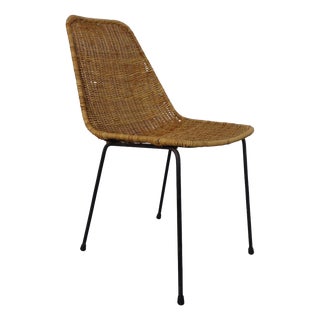 Basket Chair by Gian Franco Legler, Italy, 1950s For Sale