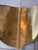 Vintage Large, Solid Brass With Metal Handles, Firewood, Log or Magazine Holder, Natural Patina For Sale In Phoenix - Image 6 of 11