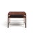 Mid 20th Century Edward Wormley for Dunbar Mid Century Mahogany and Brass Coffee Table For Sale - Image 5 of 8