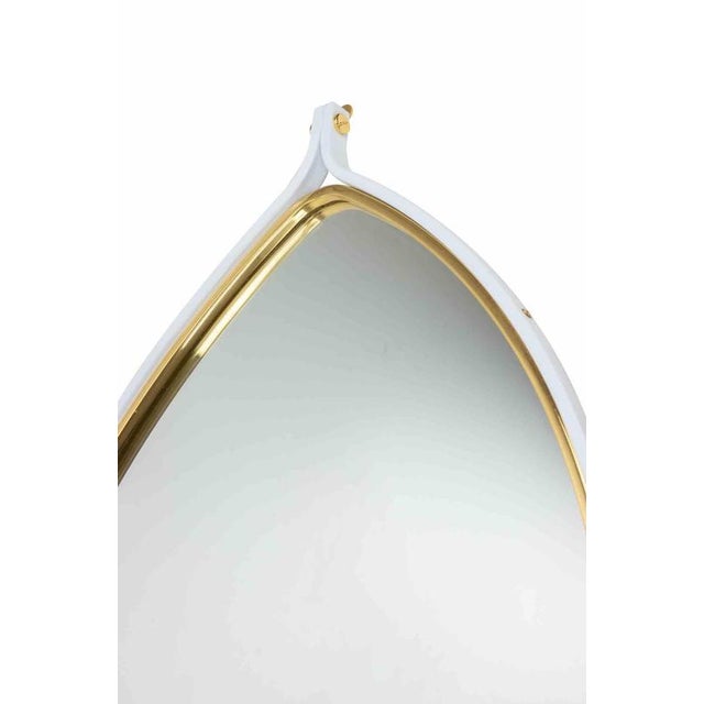 Vintage Console with Wall Mirror by Tommaso Barbi, Italy, 1970s, Set of 2 For Sale - Image 11 of 13