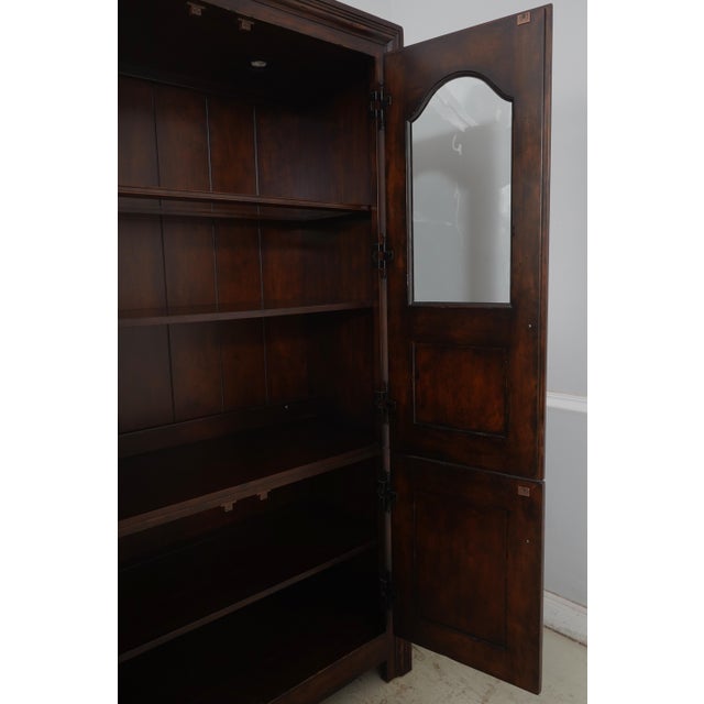 Henredon 1990s Henredon Ralph Lauren Distressed China Cupboard For Sale - Image 4 of 16