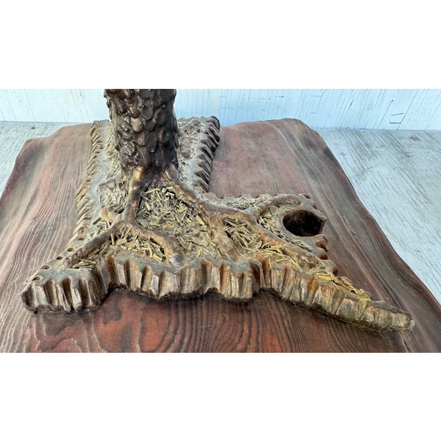 Mid-Century Modern 20th C. Mid Century Modern Brutalist Brutal Steel Tree Sculpture Lamp Body For Sale - Image 3 of 11
